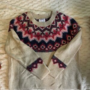 Old Navy Cozy Fair Isle Sweater